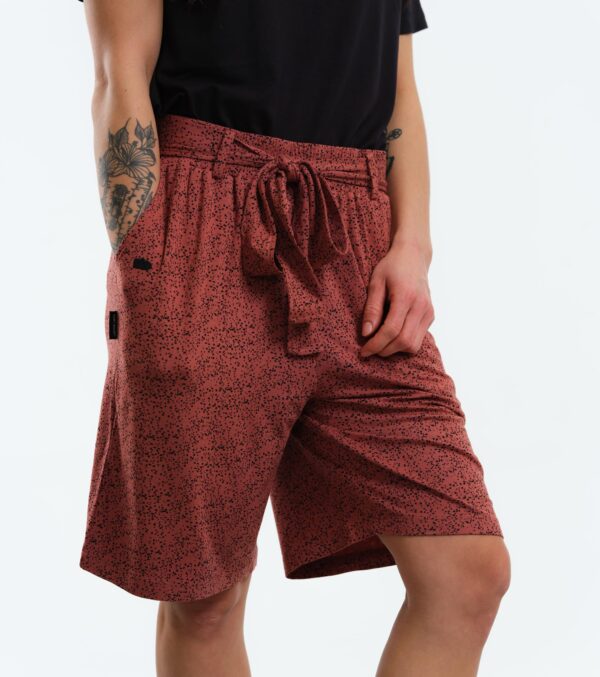 Shorts Hollis rotbraun Dots – Bild 2
