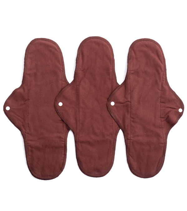 3-pack Cotton Sanitary Pads, Warm brown - Image 4