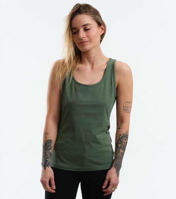 Racerback Top Alex olivgrün – Bild 2