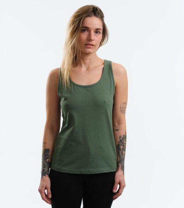 Racerback Top Alex olivgrün