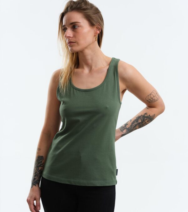 Racerback Top Alex olivgrün – Bild 5