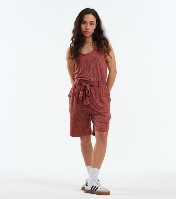 Shorts Hollis rotbraun Dots – Bild 9