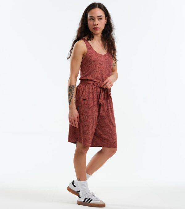 Shorts Hollis rotbraun Dots – Bild 8