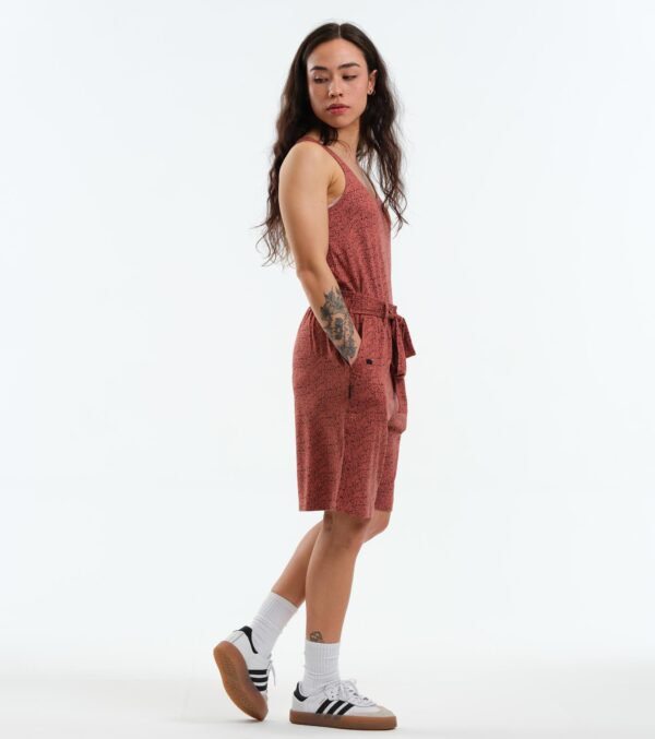 Shorts Hollis rotbraun Dots – Bild 7