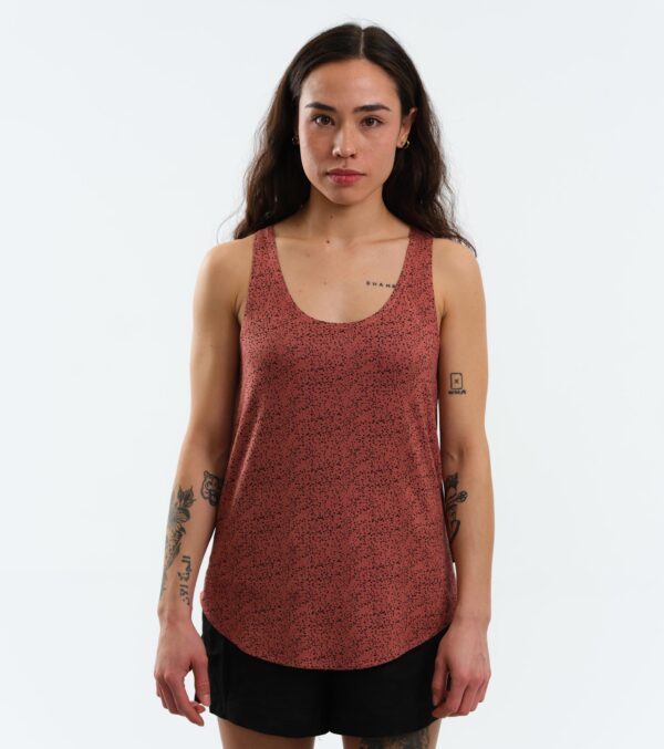 Top Victoria rotbraun Dots – Bild 3