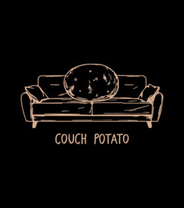 Shirt Couch Potato mini - Image 3