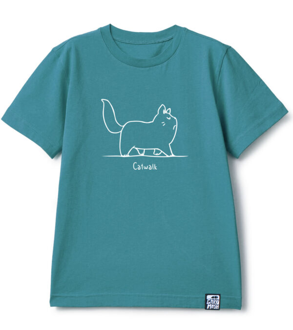 Kid's T-shirt Catwalk petrol blue