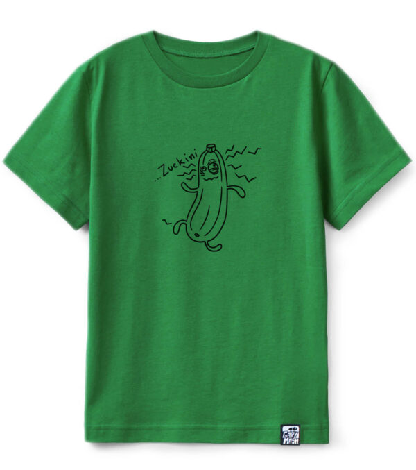 Kinder T-Shirt Zuckini grün