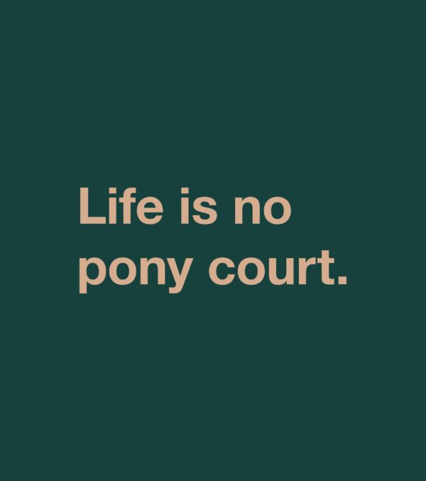 Shirt Asheville Life is no pony court - Image 7