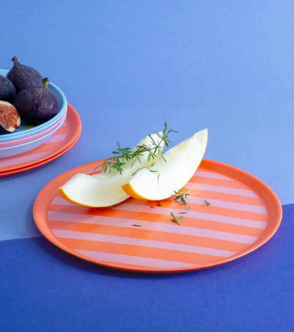 Großer Teller Nora Plate Stripes, 25 cm – Bild 2