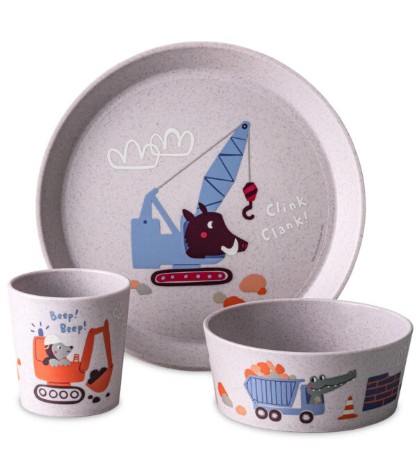 Kindergeschirr-Set Connect Trucks
