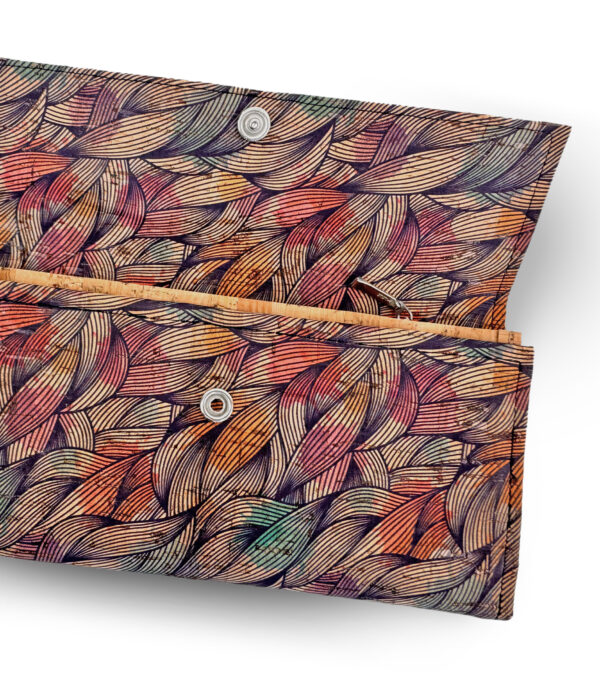 Cork wallet Colorful Leaves - Image 2