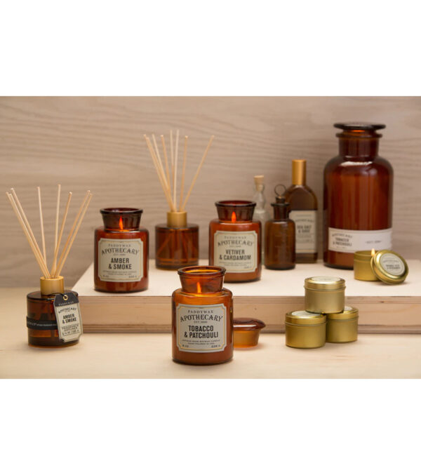 Duftkerze im Apothekerglas Geranium & Basil – Bild 2