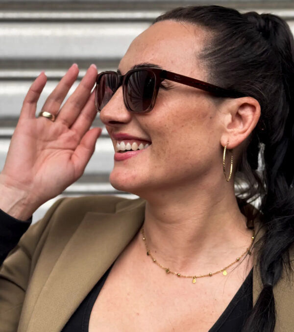 Savanna Brown Gradient Sunglasses - Image 7