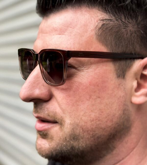 Savanna Brown Gradient Sunglasses - Image 4