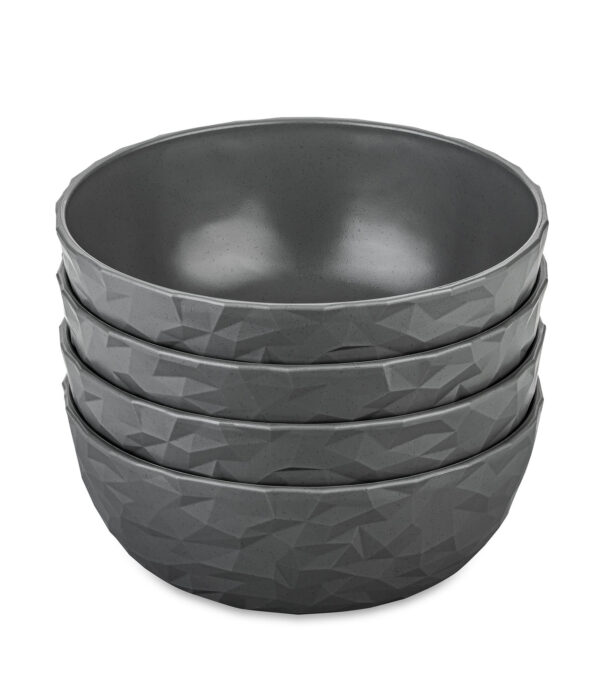 Schale Club Bowl 4er-Set ash grey