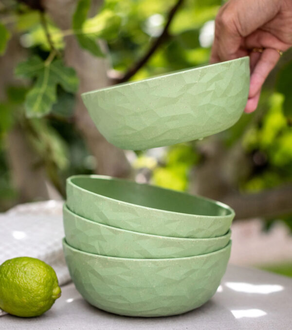 Schale Club Bowl 4er-Set leaf green – Bild 2