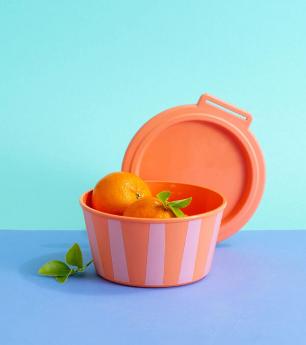 Bowl with Lid Nora Box Stripes, 700 ml - Image 3