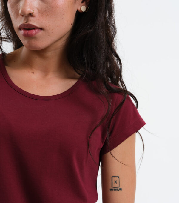 Shirt Asheville burgundy - Image 6