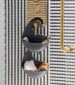 Bathroom Storage Utensil Holder SURF M, ash grey - Image 3