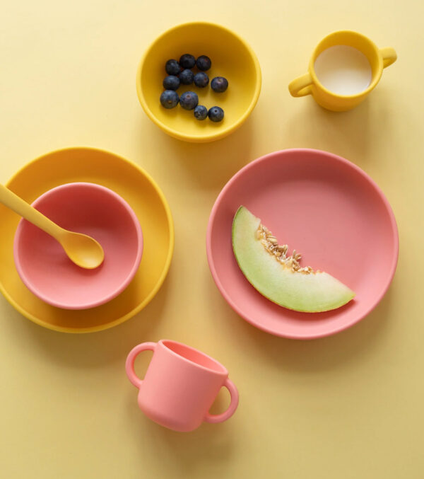 Set of 2 Training Cups Mimosa / Coral - Image 2