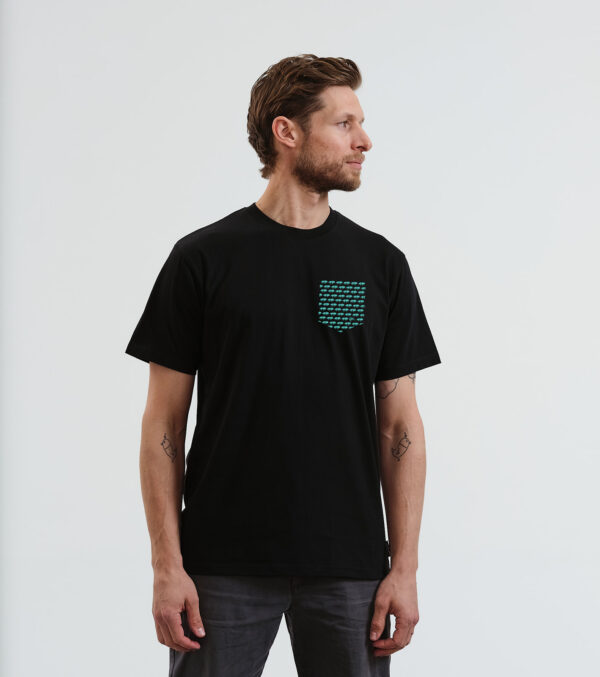 Shirt Playful Pocket Schwarz – Bild 6