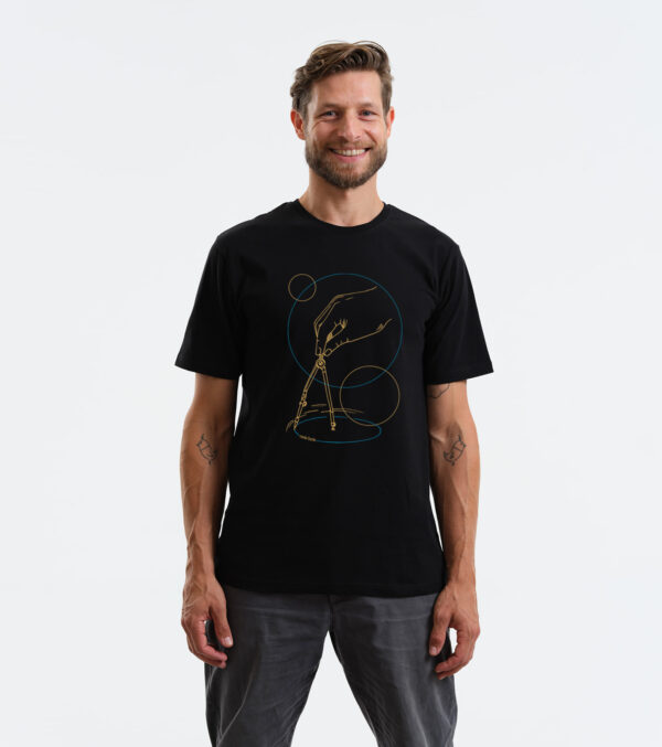 Shirt Runde Sache Schwarz – Bild 3