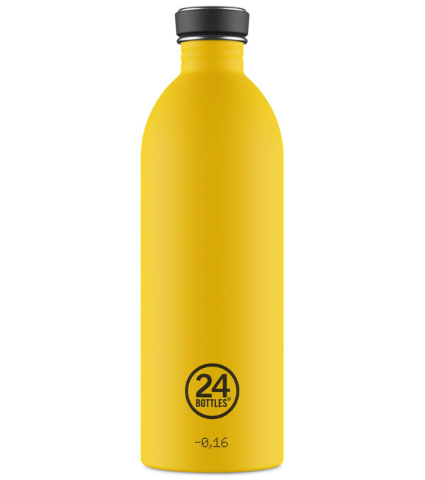 Edelstahl Trinkflasche Taxi Yellow
