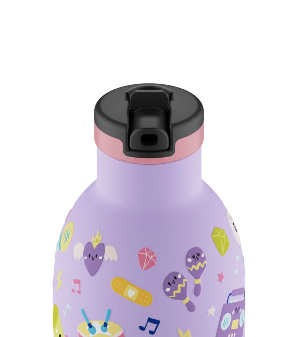 0,33l Thermosflasche Music Friends mit Strohhalm – Bild 3