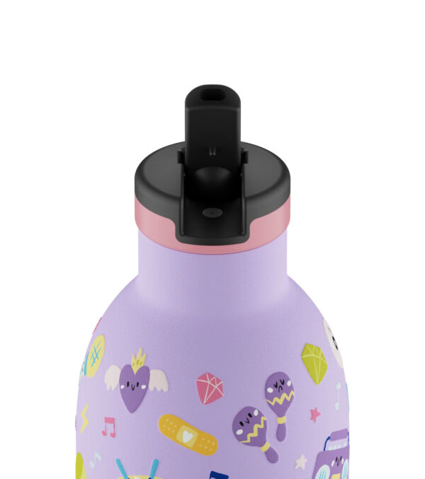 0,33l Thermosflasche Music Friends mit Strohhalm – Bild 4
