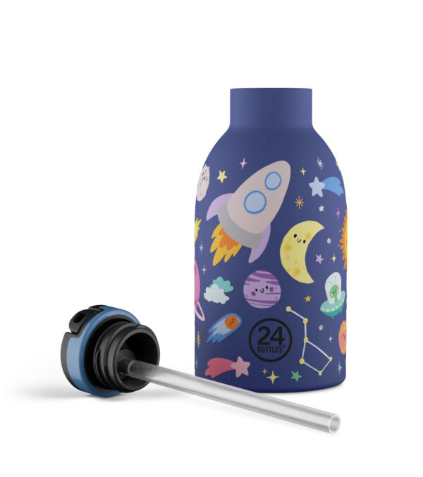 0,33l Thermosflasche Space Friends mit Strohhalm – Bild 2