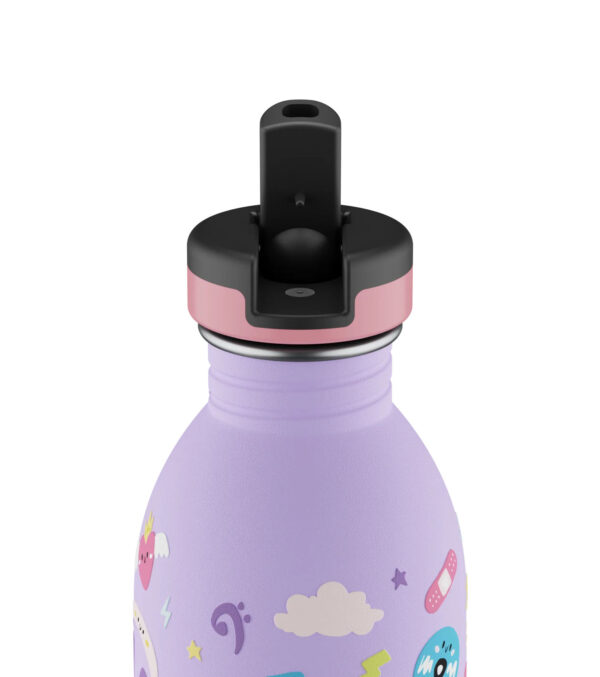 0,5l Trinkflasche Music Friends mit Strohhalm – Bild 4