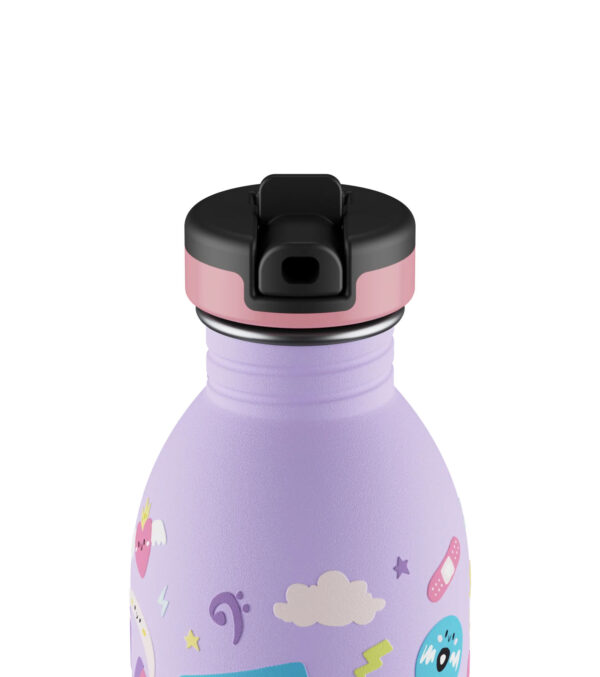 0,5l Trinkflasche Music Friends mit Strohhalm – Bild 3