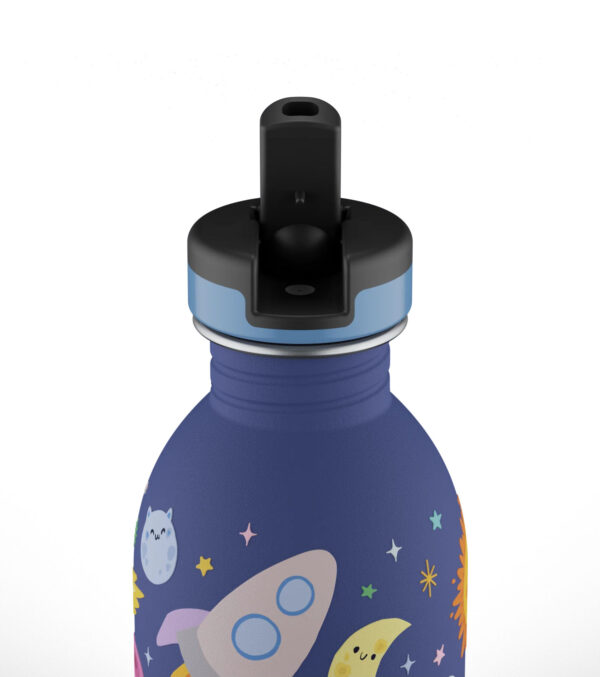 0,5l Trinkflasche Space Friends mit Strohhalm – Bild 4
