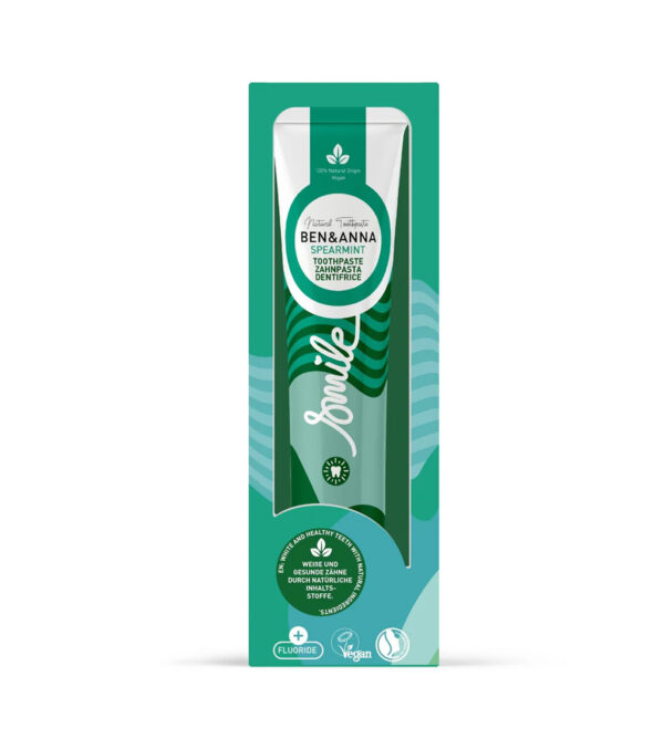 Zahnpasta Spearmint mit Fluorid, 75 ml – Bild 2