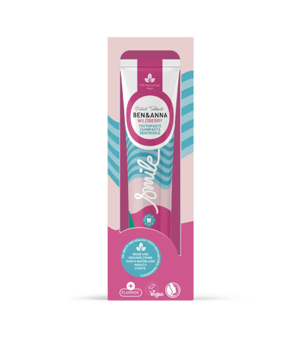 Zahnpasta Wild Berry mit Fluorid, 75 ml – Bild 2