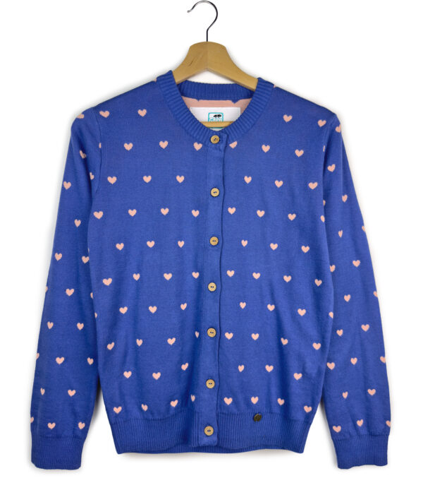Fine Cardigan Penny Hearts