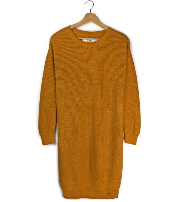 Knitted Dress Frannie mustard yellow - Image 6