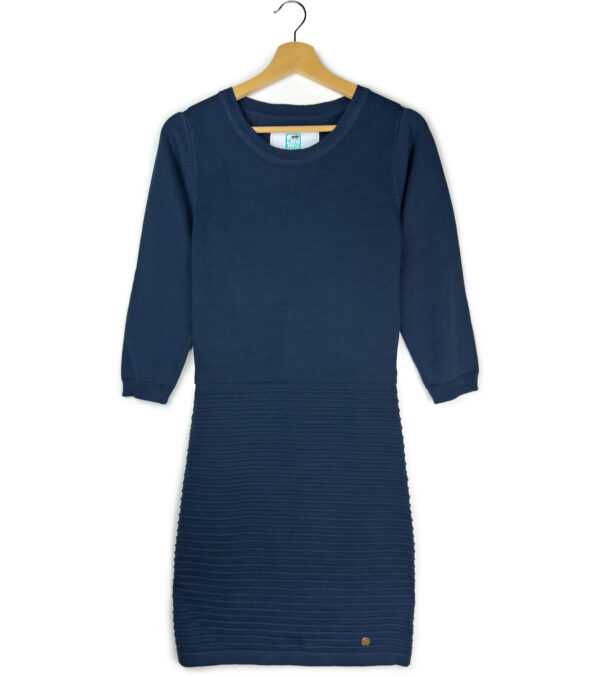 Knitted Dress Monroe dark blue - Image 4