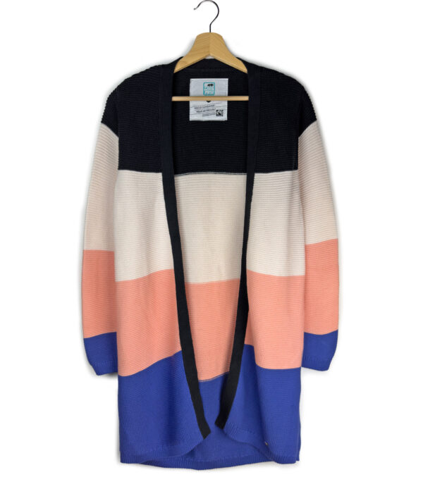 Long-Cardigan Alamo Blockstreifen – Bild 7