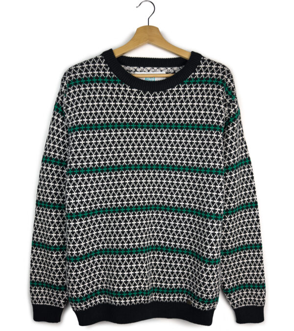 Herren-Strickpullover James Muster mehrfarbig – Bild 7