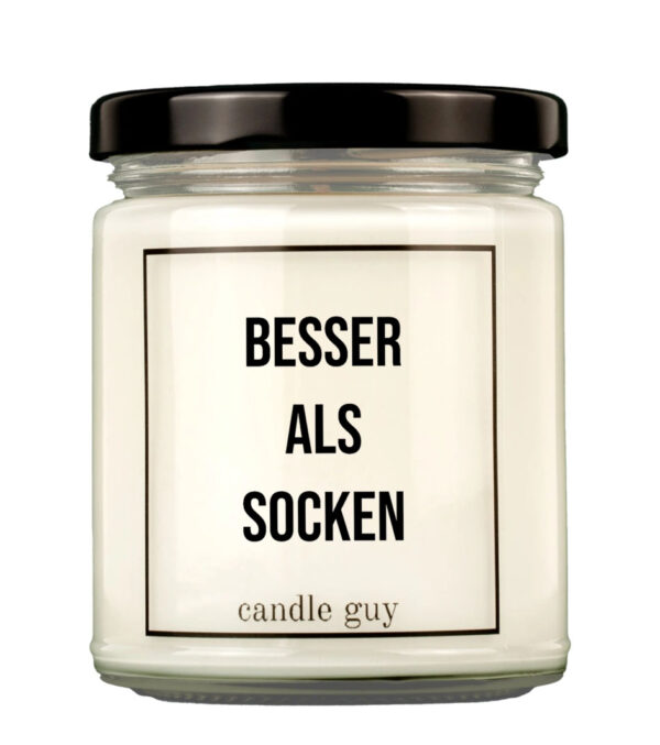 Duftkerze Besser als Socken