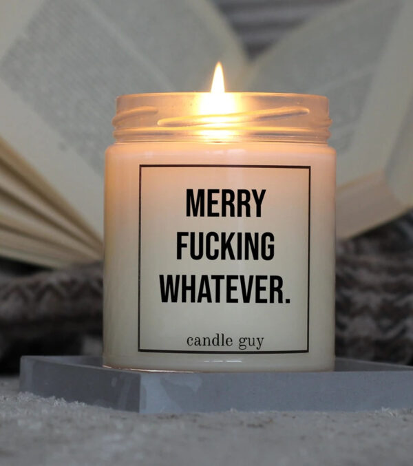 Duftkerze Merry Fucking Whatever. – Bild 2