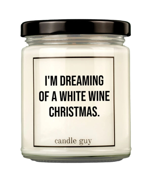 Duftkerze I'm dreaming of a white wine Christmas.