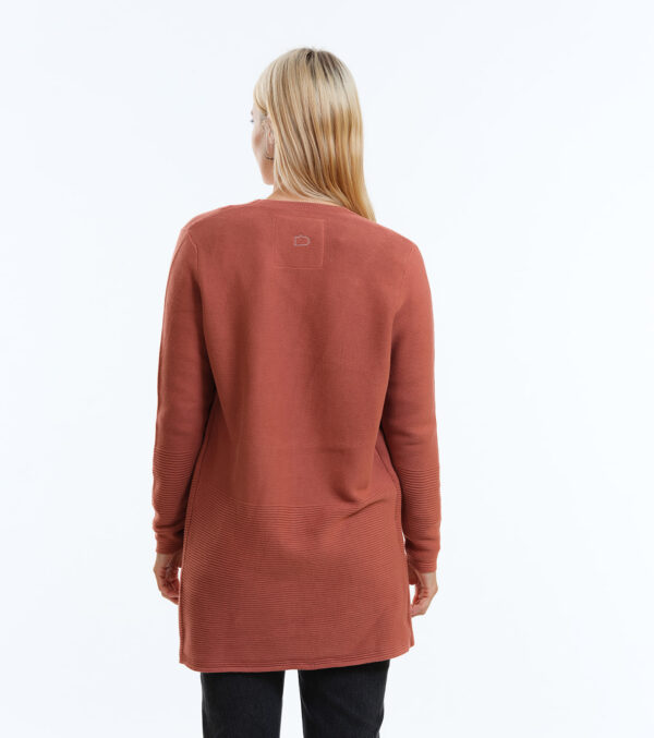 Cardigan Libby chutney aus Feinstrick – Bild 5