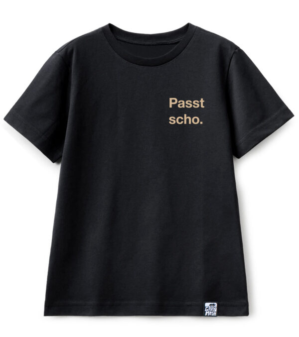 Kid's T-shirt Passt scho. black