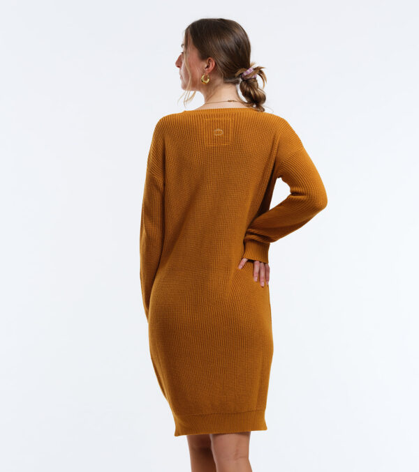 Knitted Dress Frannie mustard yellow - Image 5