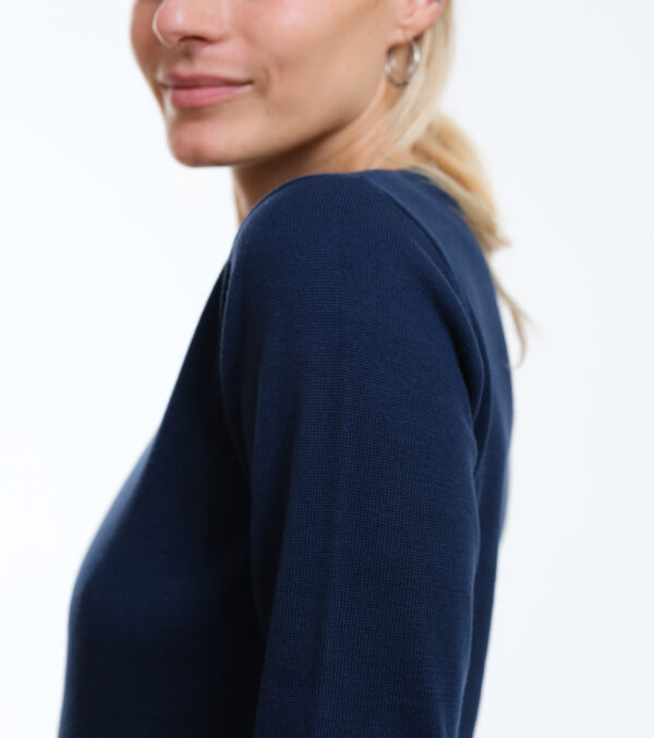 Knitted Dress Monroe dark blue - Image 6
