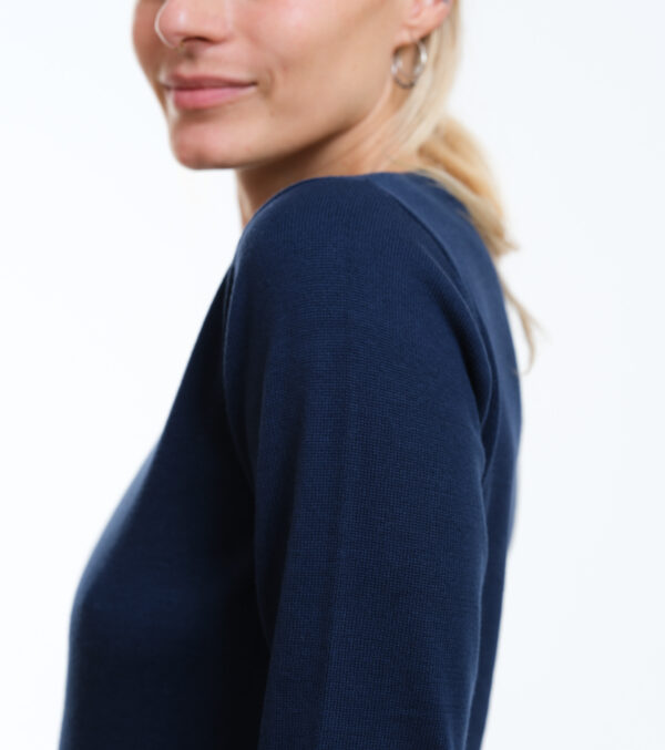 Knitted Dress Monroe dark blue - Image 8
