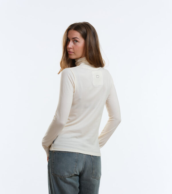 Turtleneck Shirt Eldena ivory - Image 6